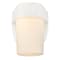 Westinghouse Fixture Wall Outdoor Lantern LED Dimmable 8W Dusk to Dawn White Frost Opal Glass 6106800 - alternate 1